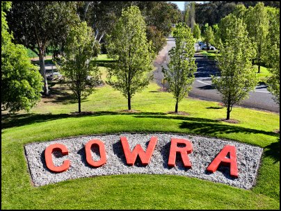 Cowra sign at Europa Park